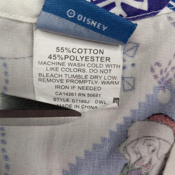 Disney 101 Dalmatians XS Christmas Scrub Top - Picture 5 of 7